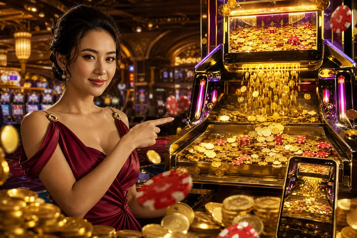 maju888 Casino meja baccarat dealer langsung
